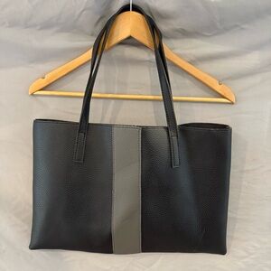 Vince Camuto Elegant Black and Gray Women's Tote Bag Pre-owned Good condition